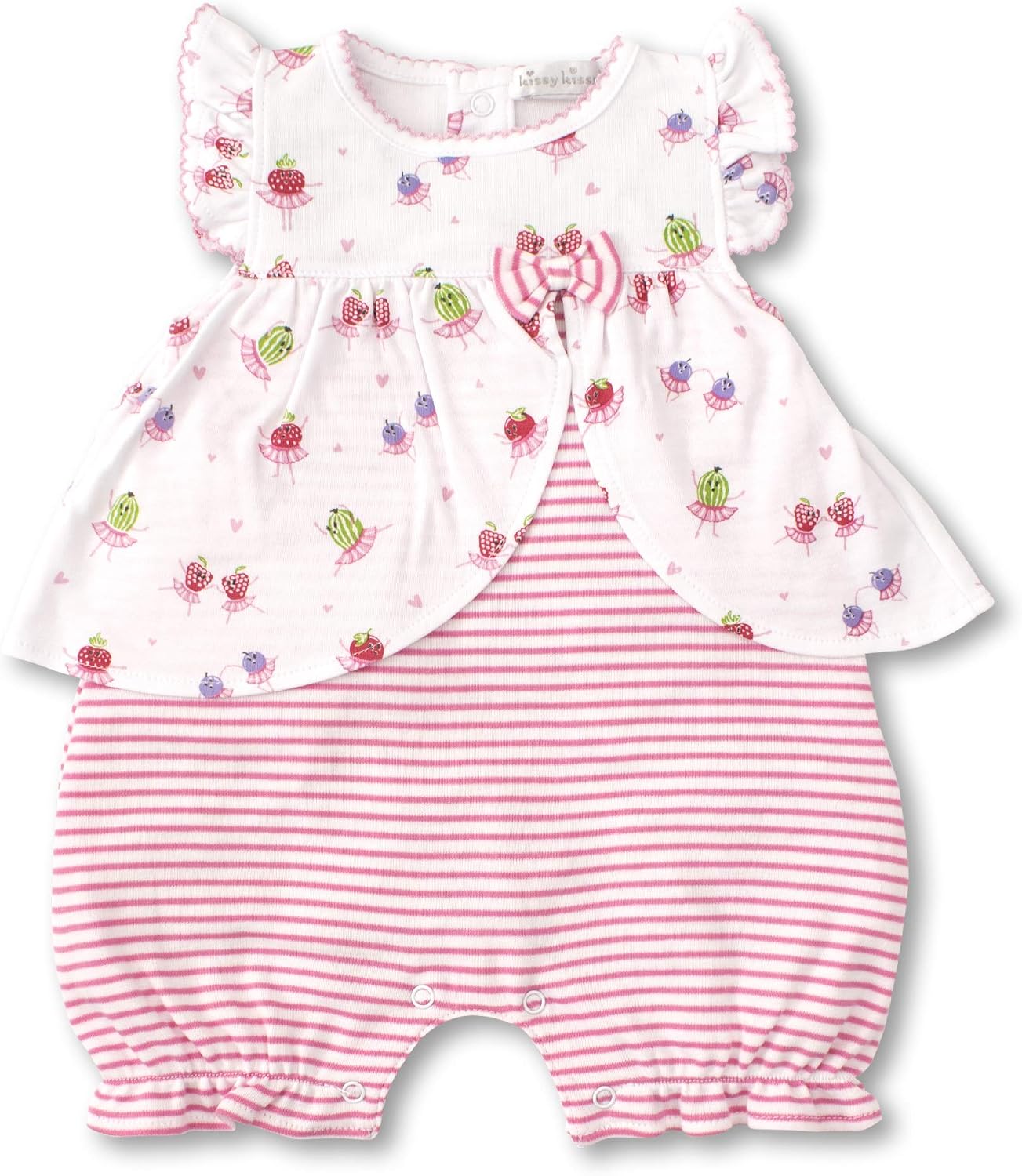 kissy kissy Baby-Girls Infant Berry Ballet Short Playsuit