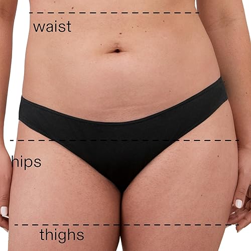 Miniatura 3 de ODDO BODY Tanga de algodón 100% orgánico, suave, de comercio justo, transpirable, ropa interior de algodón Pima diseñada para la comodidad diaria