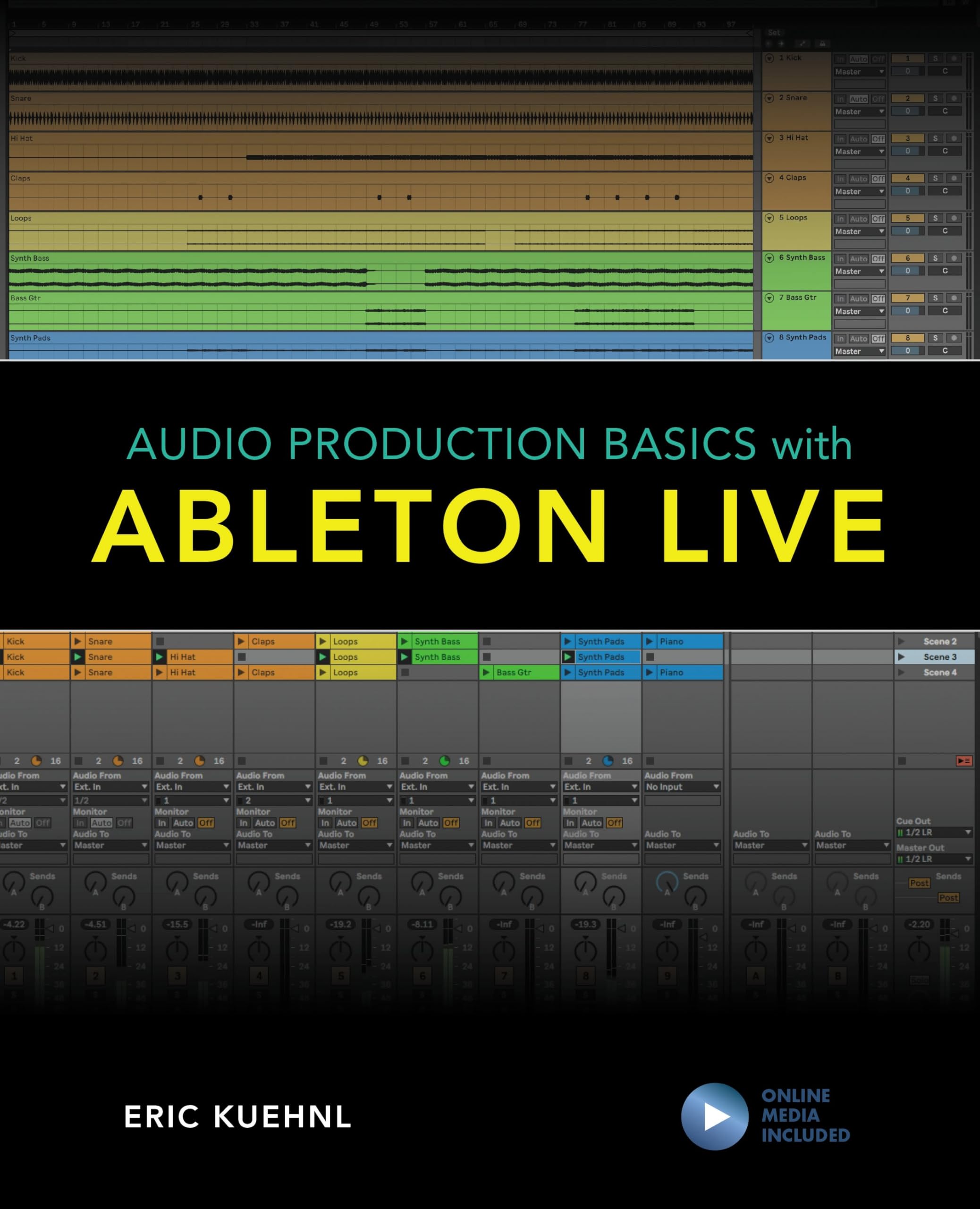 Audio Production Basics with Ableton Live livre anglais de production musicale