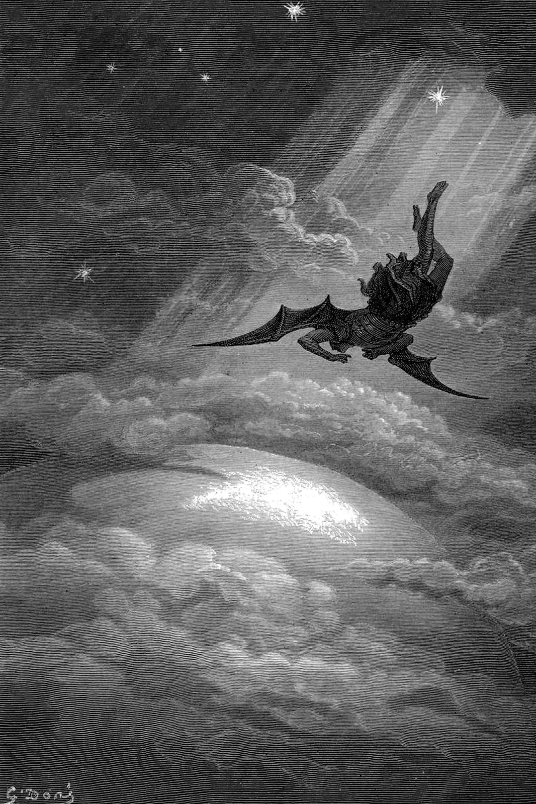 Amazon.com: Gustave Dore - Satan Descends Upon Earth/Paradise Lost