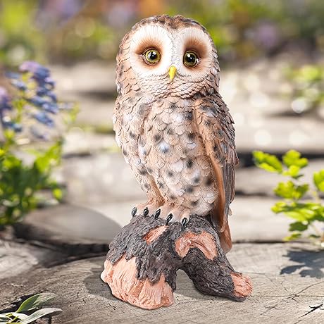 WONDER GARDEN Owl Figurines and Statues for Home Decor