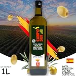 Campo Sur 100% Spanish Extra Virgin Olive Oil 1L - Glass Bottle - 1 Litre