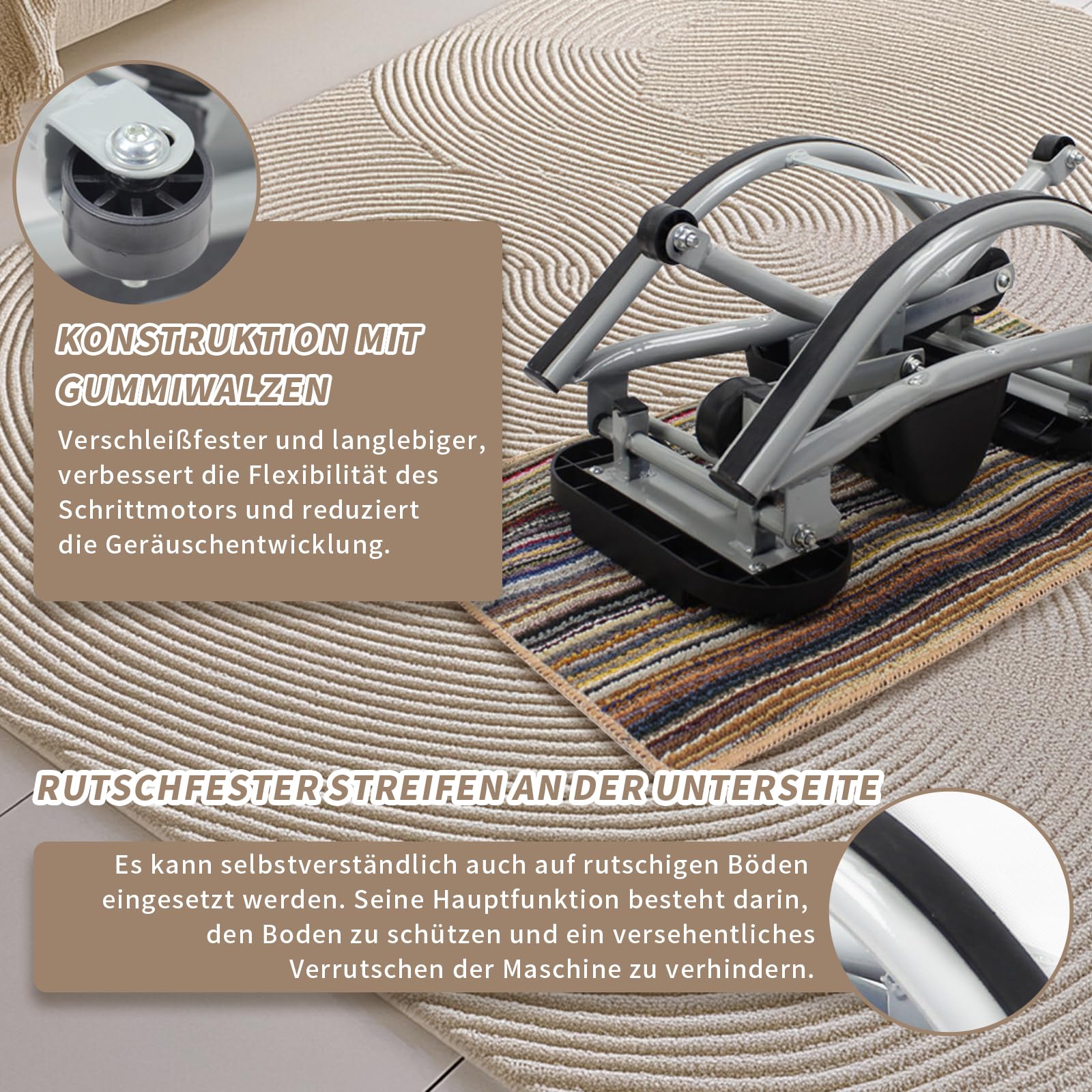Rock Stepper, Step Rocker seitlich, Seitlich schwingender Fitness-Stepper Heimtrainingsgerät, Fitnessgerät geeignet für Zuhause, Wohnung und Studentenwohnheim