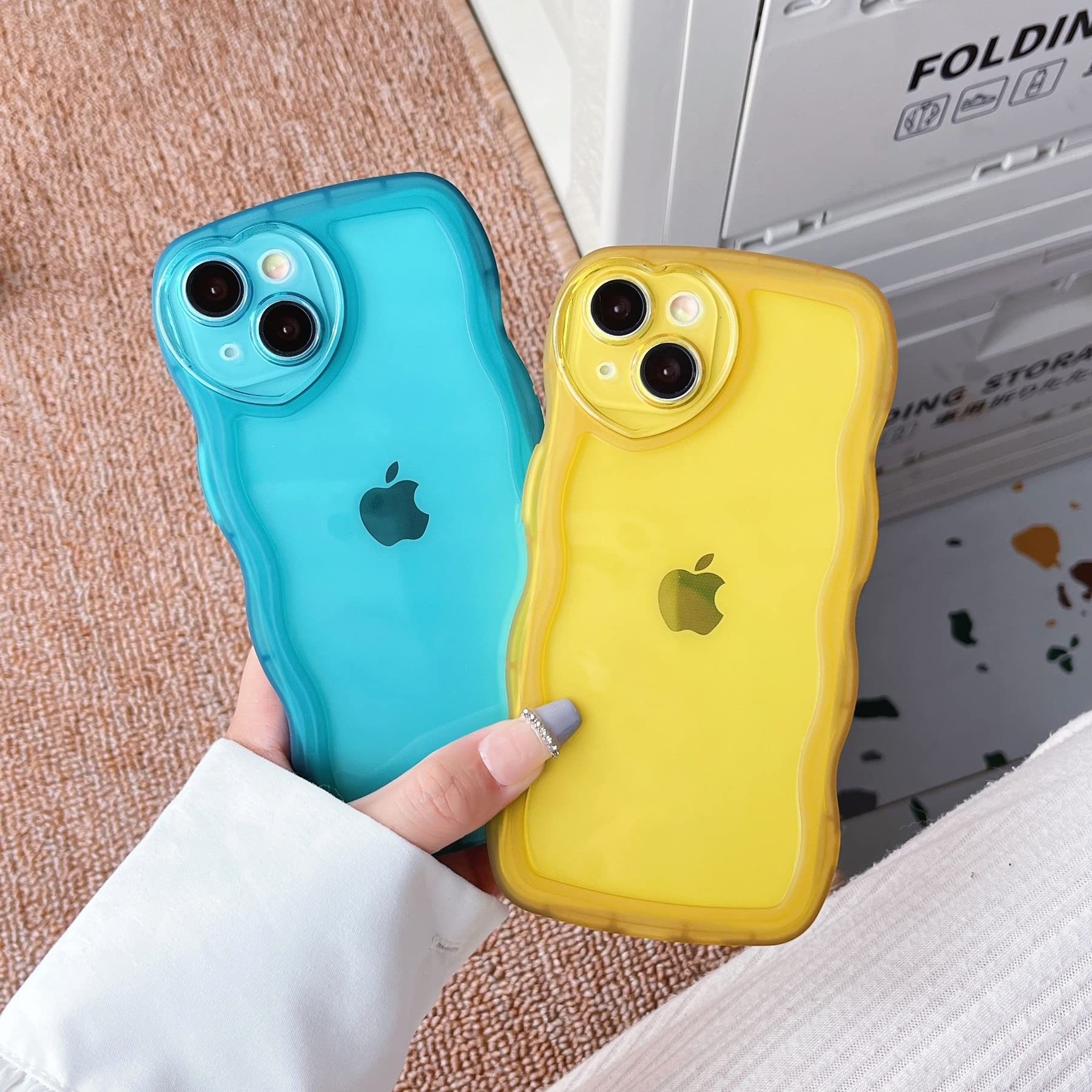 Amazon.com: Caseative Cute Love Heart Camera Curly Wave Shape Lens