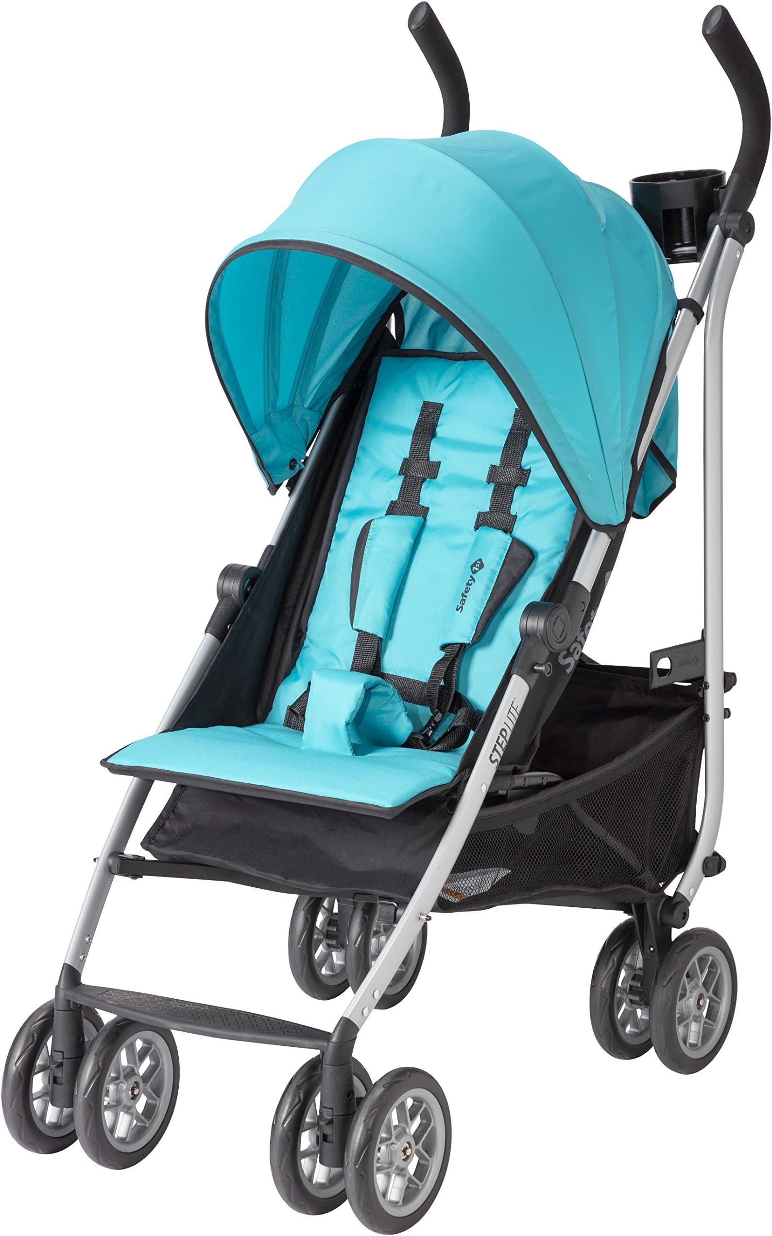Safety 1st Step Lite Compact Stroller, Lightweight aluminum frame and a breeze to carry, at only 15 lbs, Fountain