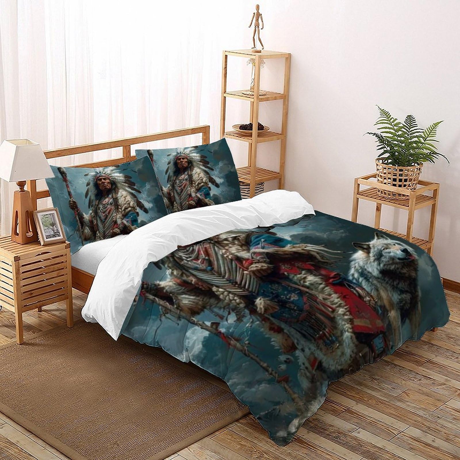 Housse de couette fille imprimé 3D 200x200 pour une chambre cocooning