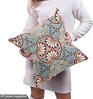 Vista 5 de Ambesonne - Tela multicolor con estampado digital por yarda