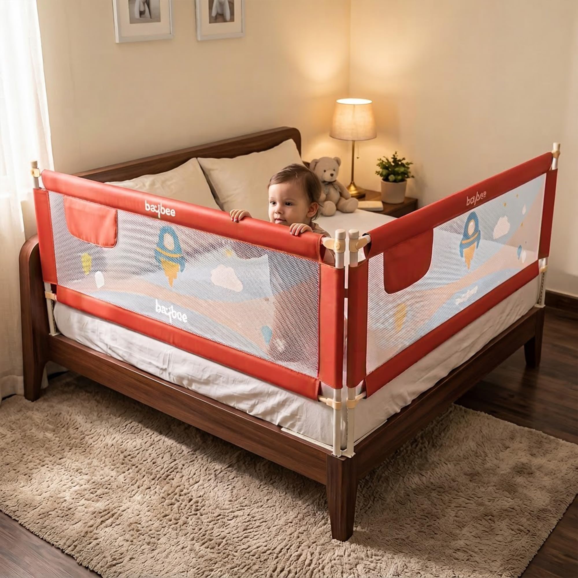 Baby Bed Rail Guard - Safe Sleep for Toddlers -22