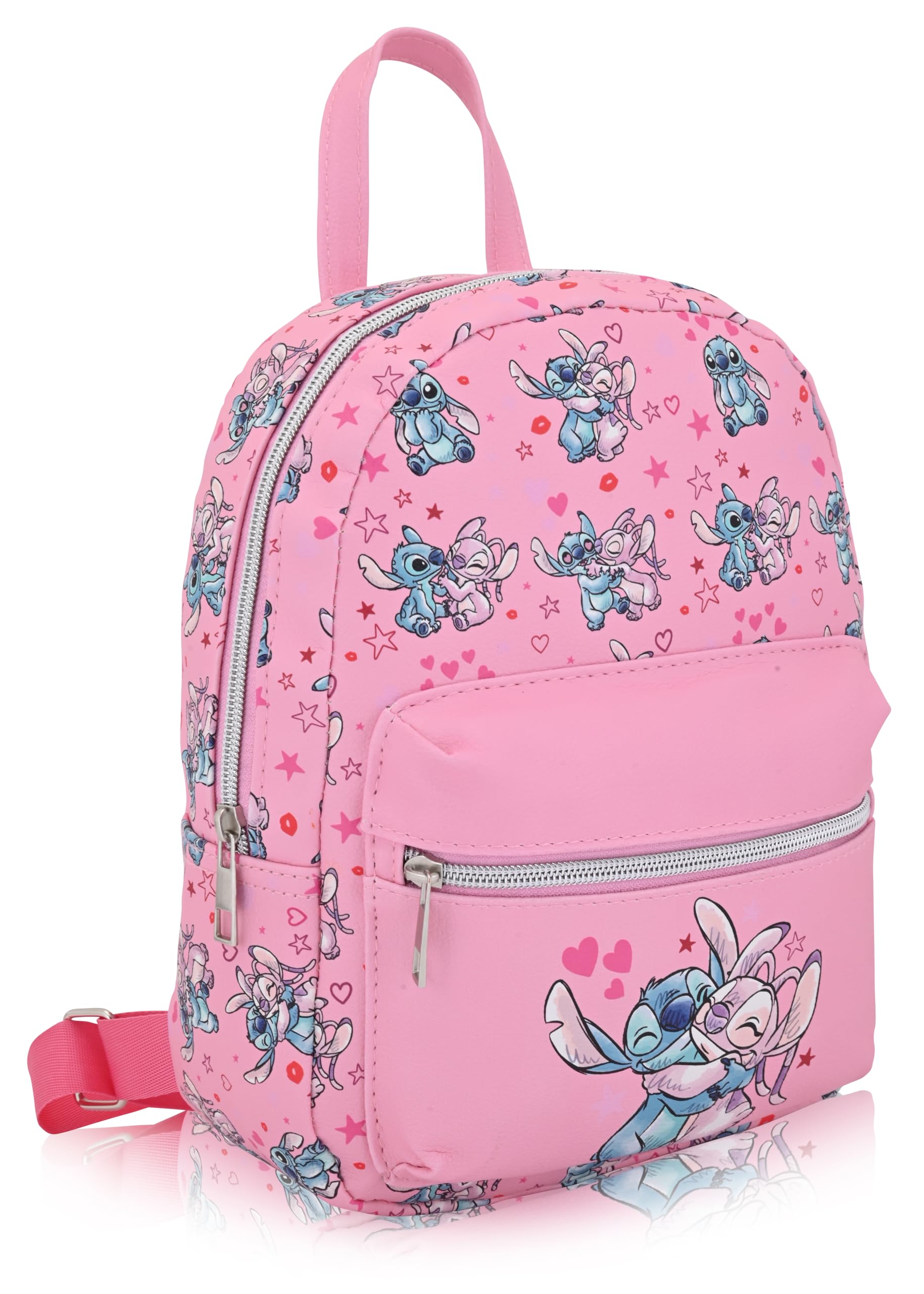 Disney Lilo and Stitch Backpack for Women, Men, Boys, Girls, Unisex | Cute PU Leather 10