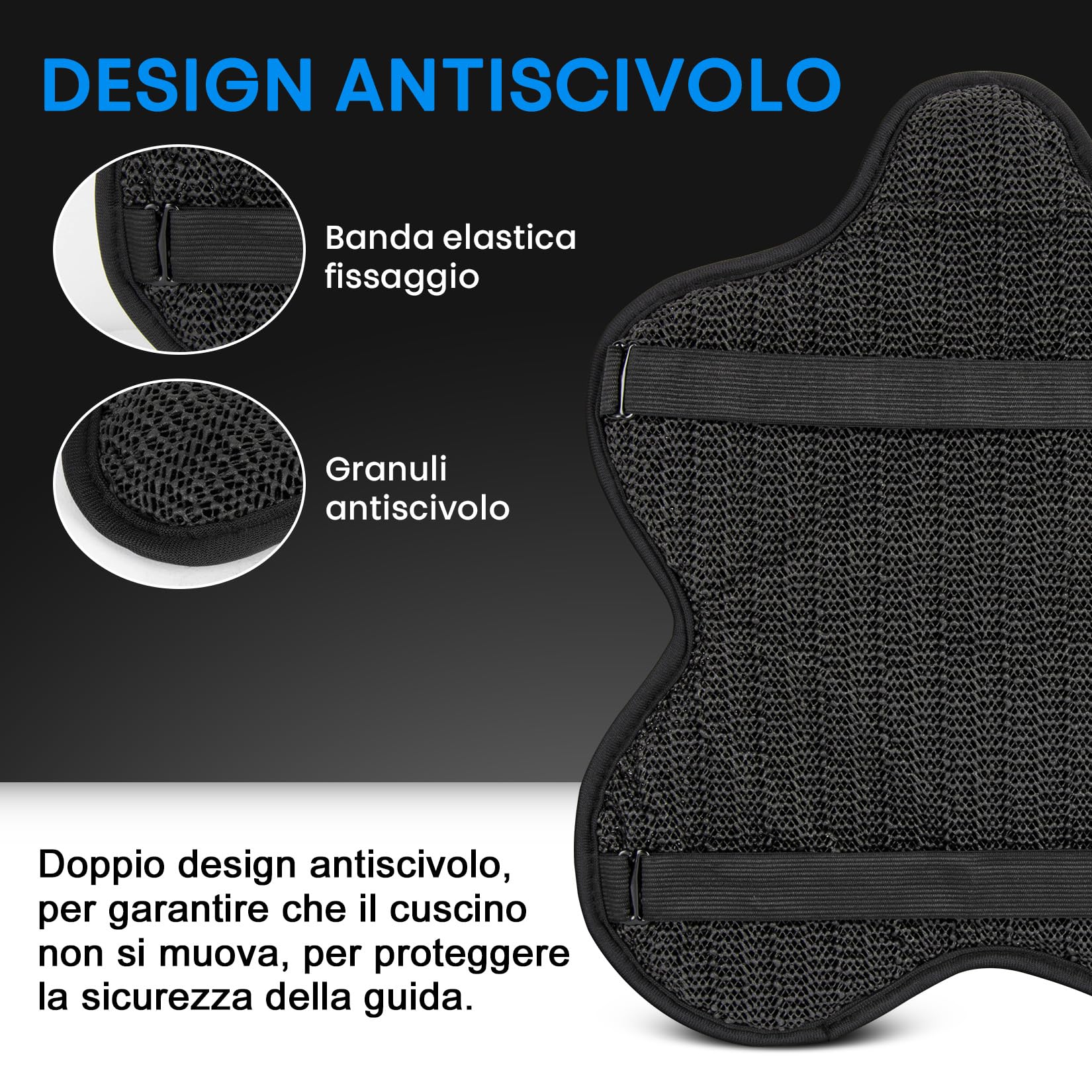 Selle Coussin de Siège de Moto, PSLER Housse de Rembourrage de Siège en Filet Conducteur, Universel pour Les Scooters de Motocross Protection Solaire Lsolation Thermique Lsolation Contre L'humidité