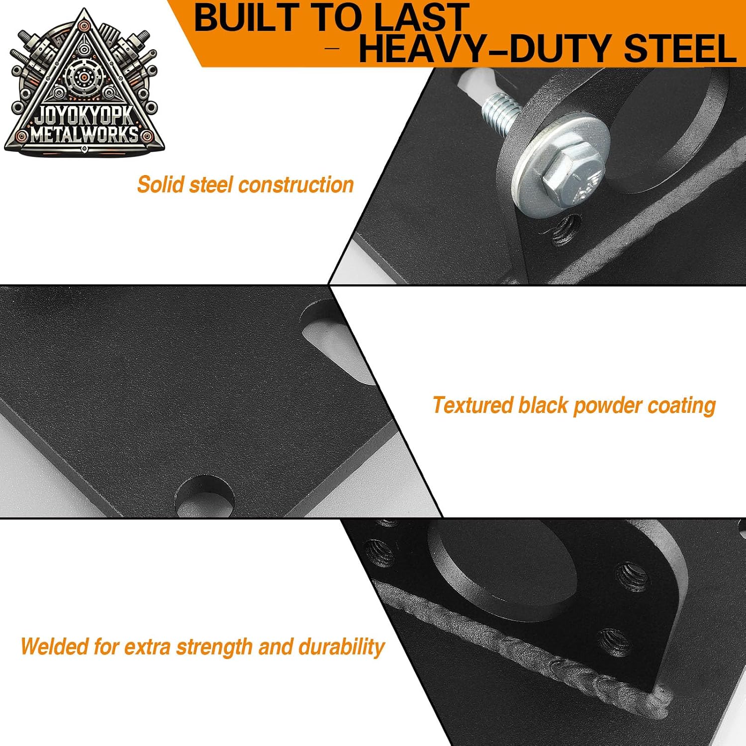 LS Engine Lift Plate SBC BBC Compatible with Ford 2,4 Barrel Holley Spread Bore Carb Universal Engine Lift Plate,Black