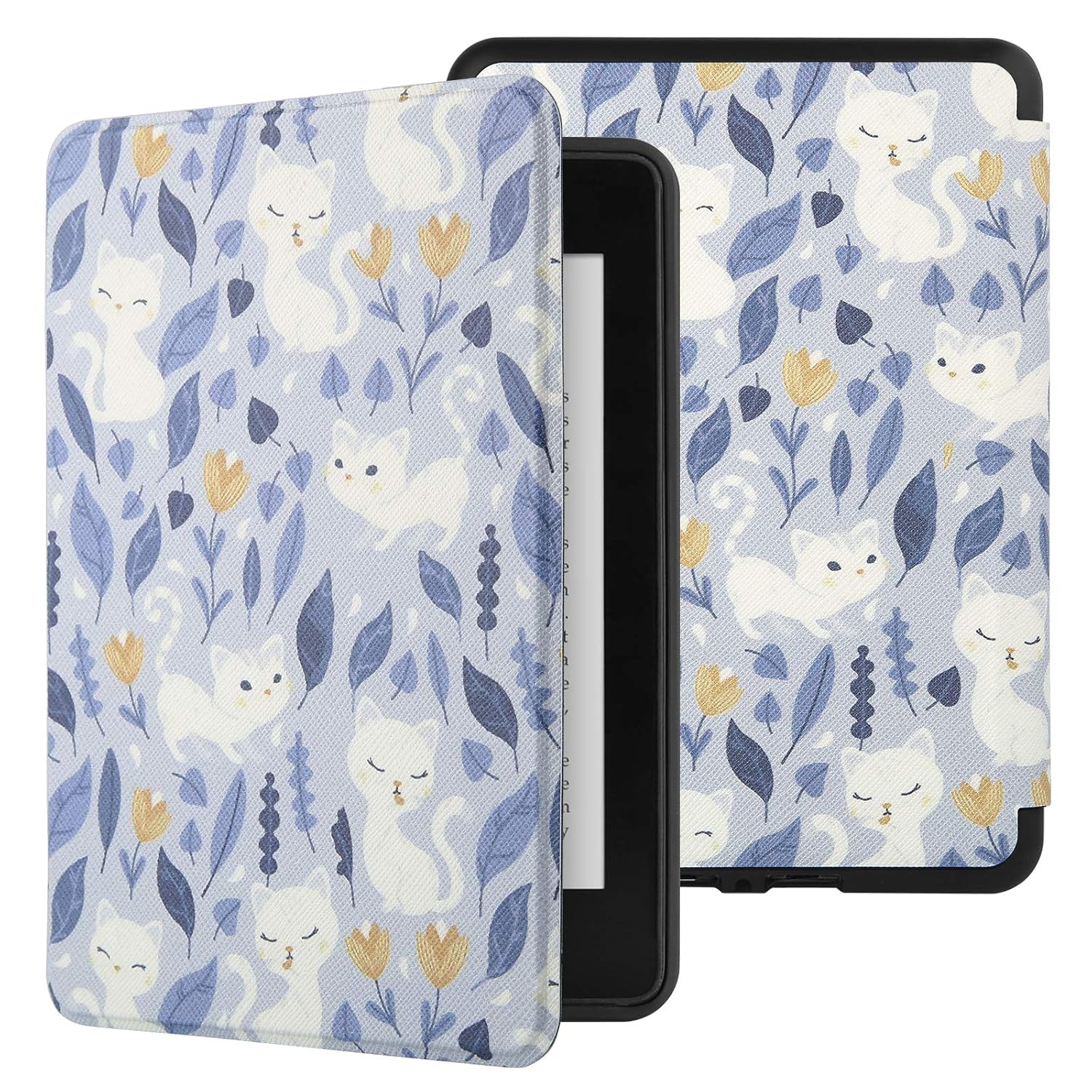 SwooK Classic Printed Flip Cover Case for All New Kindle 10th
