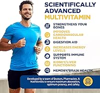 Vista 3 de LifeSourceVitamins LifeSource Vitamins - Multivitamínico y minerales integrales con 71 ingredientes naturales, probióticos, enzimas digestivas