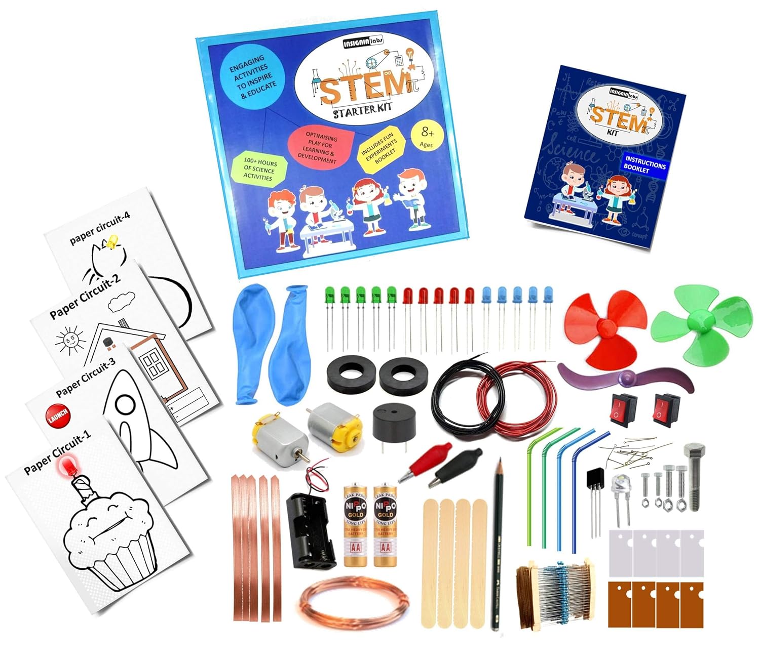 Buy insignia labs stem starter kit 100+ hours of science & fun