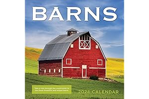 TF PUBLISHING 2024 Barns Wall Calendar