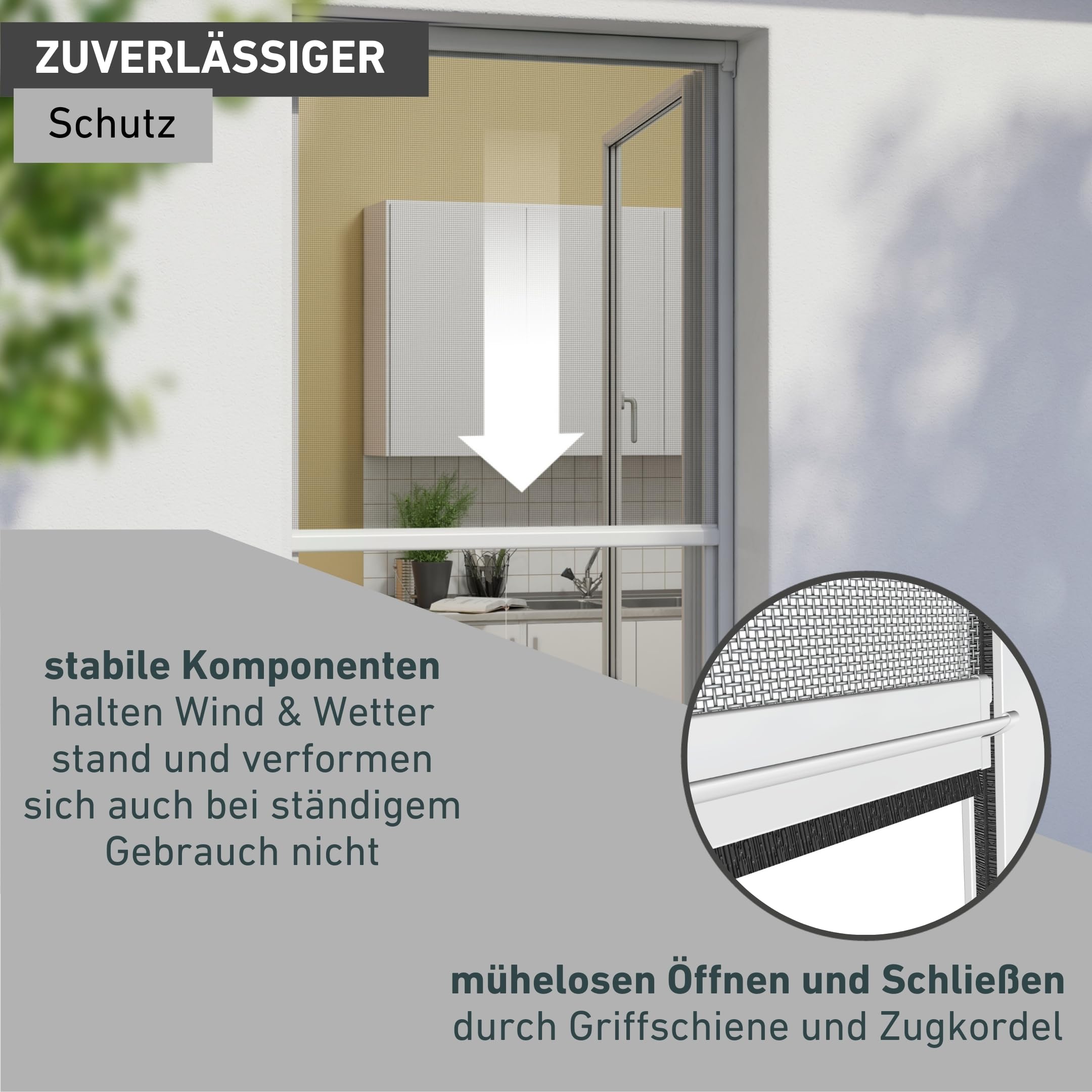 IS Basic Rollo Fenster PVC 130x160cm W.