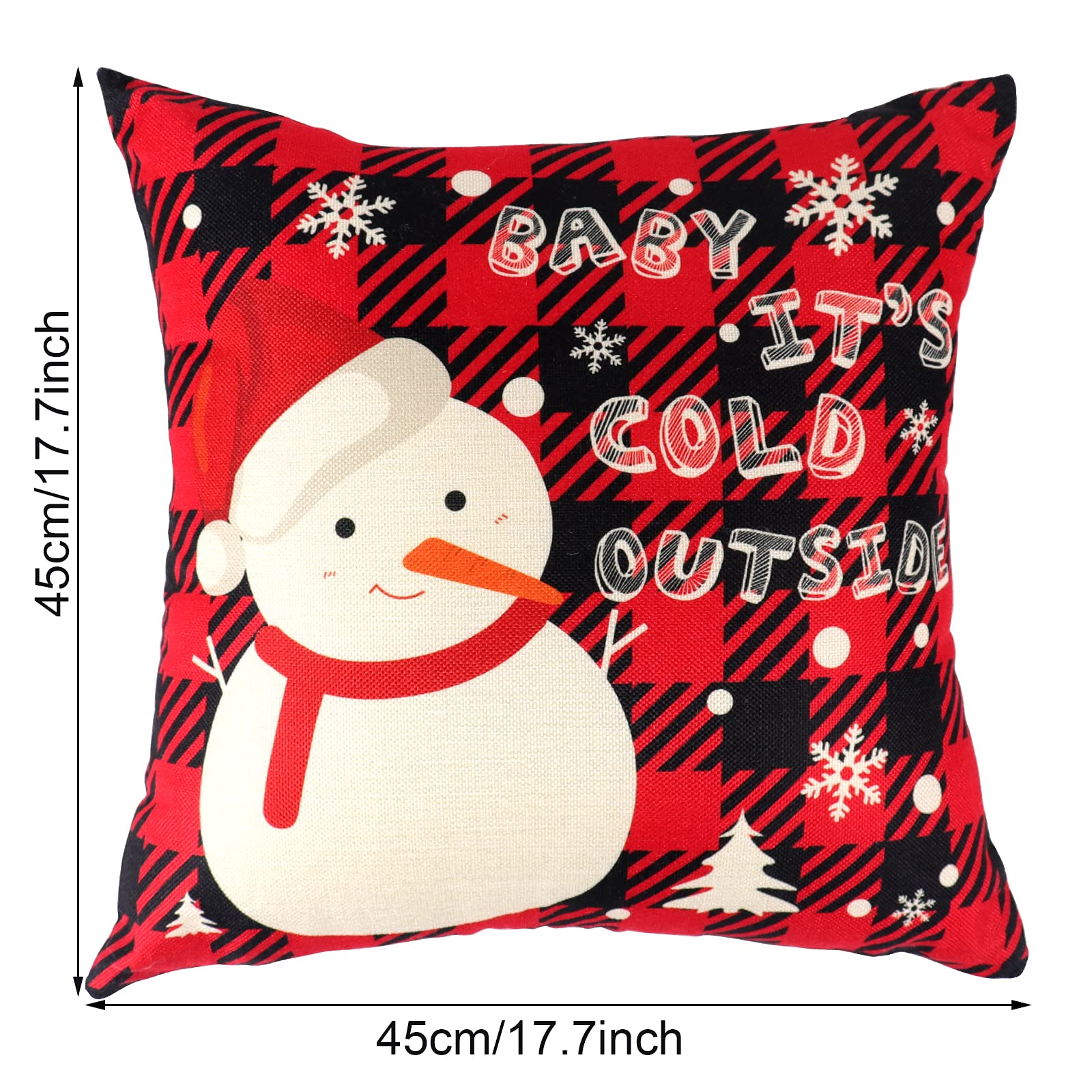 Asamour Rustieke Hout Rode Buffalo Plaids Kerst Citaat Kussenslopen 18x18 Inch Set van 4 Home Decor Kerstboom Laat het Sneeuw Zeggen Woorden Gooi Kussensloop Kussensloop Winter Vakantie Decoraties Asamour Rustieke Hout Rode Buffalo Plaids Kerst Citaat Kussenslopen 18x18 Inch Set van 4 Home Decor Kerstboom Laat het Sneeuw Zeggen Woorden Gooi Kussensloop Kussensloop Winter Vakantie Decoraties