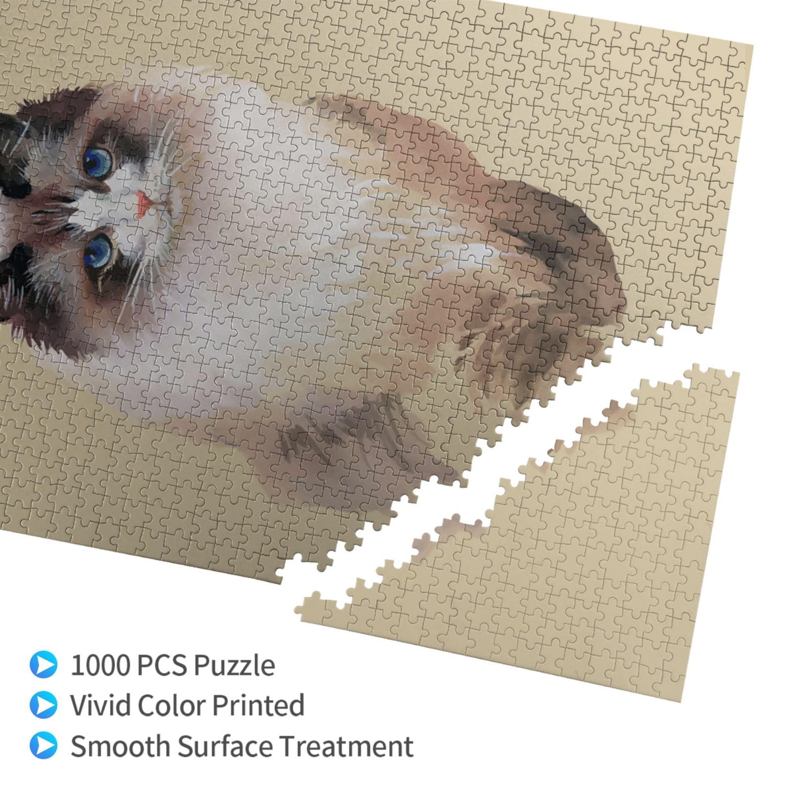 仔猫の初恋 1000ピース 51.5x72.8cm ジグソーパズル 仔猫の初恋 1000