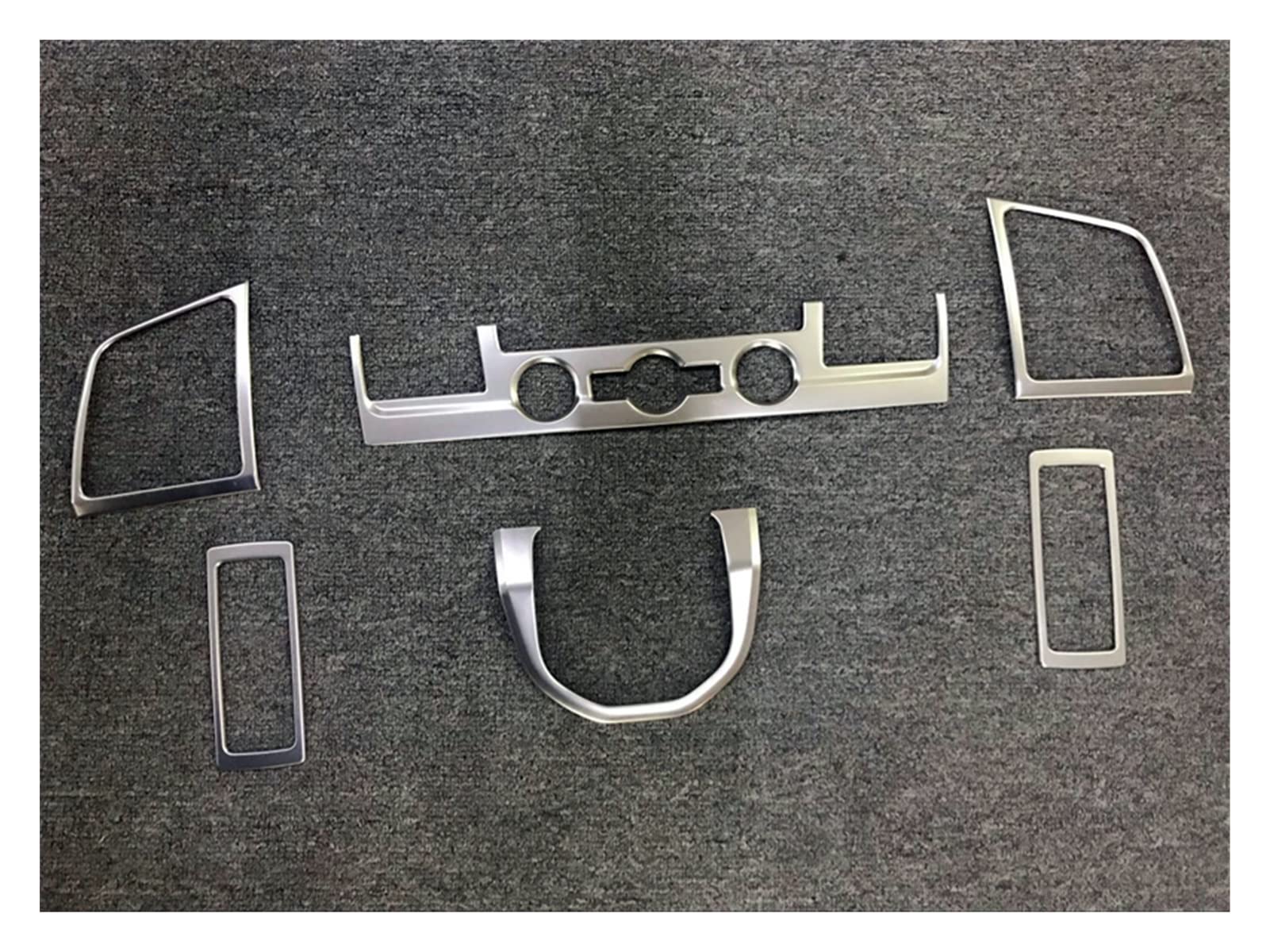 MENGKE Ajuste for Volkswagen Transporter (T6) Caravelle 2017 2018 2019 Set de bobholte de Acero Inoxidable Conjunto de Accesorios for automóviles Interior 6pcs