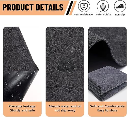 Miniatura 5 de HolyMaji Tapete de almacenamiento para exteriores de 5.3 x 3.3 pies, tapete de almacenamiento al aire libre, a prueba de polvo, lavable, para