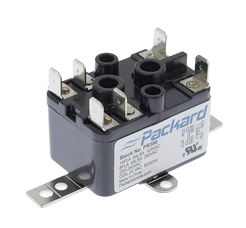 Packard pr380Fan Relé 24VAC Voltaje de bobina SPST NO NC contactos