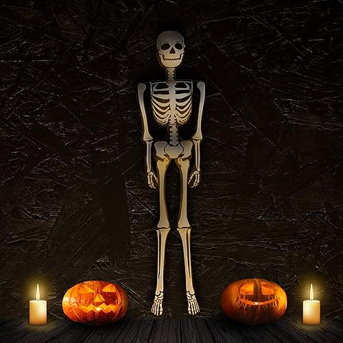 Miniatura 6 de ArtCreativity Decoración inflable de esqueleto de Halloween  6 pies de alto  Decoración linda y espeluznante del hogar  para uso en interiores y
