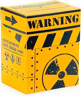 The Big Box Card Deck Box with Divider, Core Breach - Oversized Deck Box for 60-card deck plus more - Card Deck Boxes for Magic the Gathering, Yugioh! & Sleeved or Unsleeved Cards