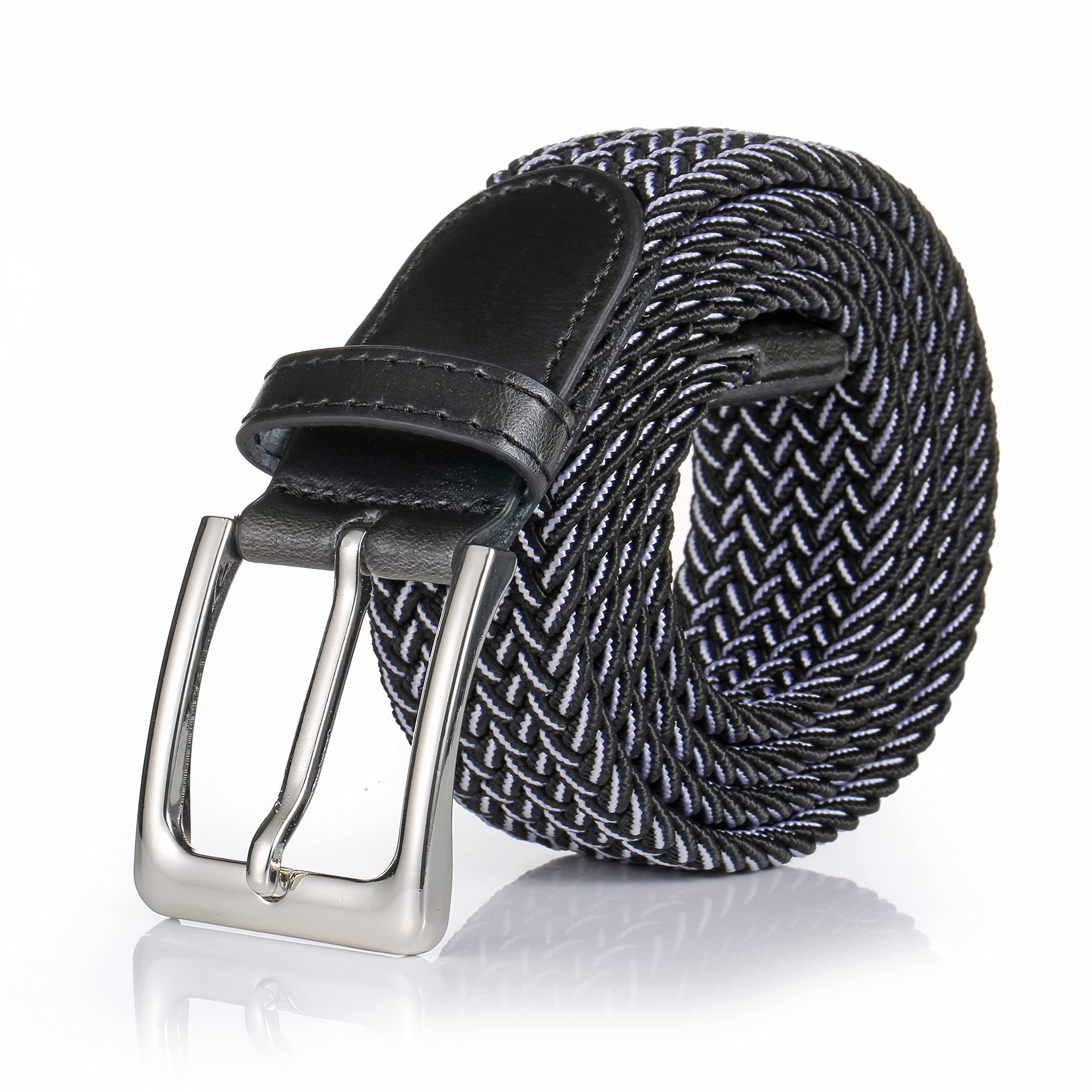 Elastic Braided Golf Belt for Men &amp; Women 1 3/8"