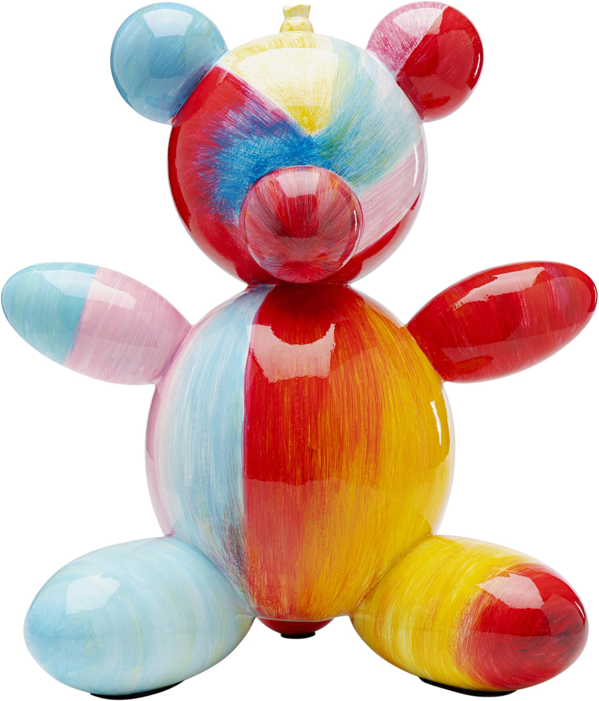 Figura Decorativa Rainbow Bear de Kare Design en poliresina de 36 cm