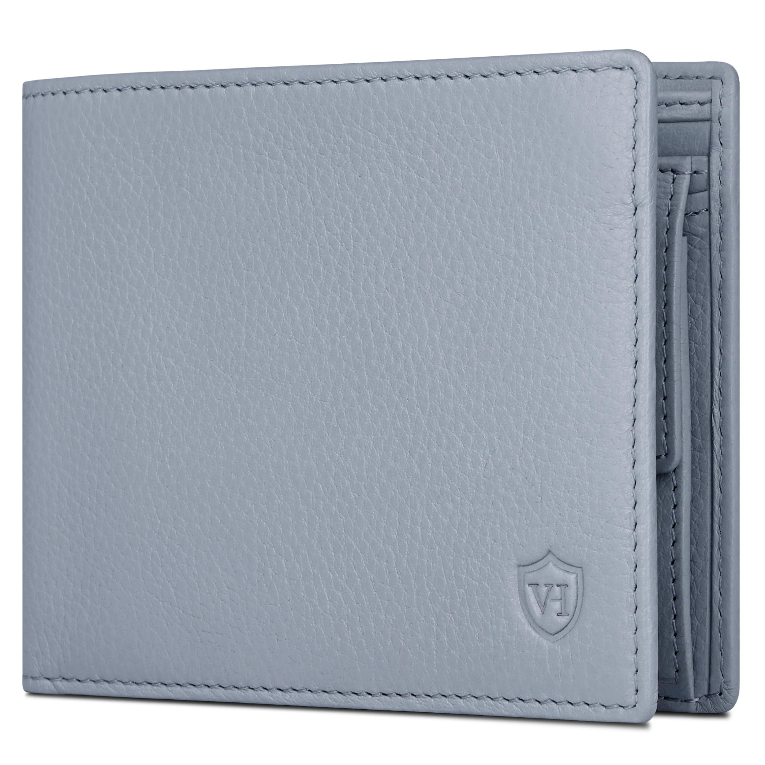 VON HEESEN Leder Geldbörse RFID Schutz I Echtleder Geldbeutel für Damen & Herren I Portemonnaie Brieftasche Wallet Portmonee