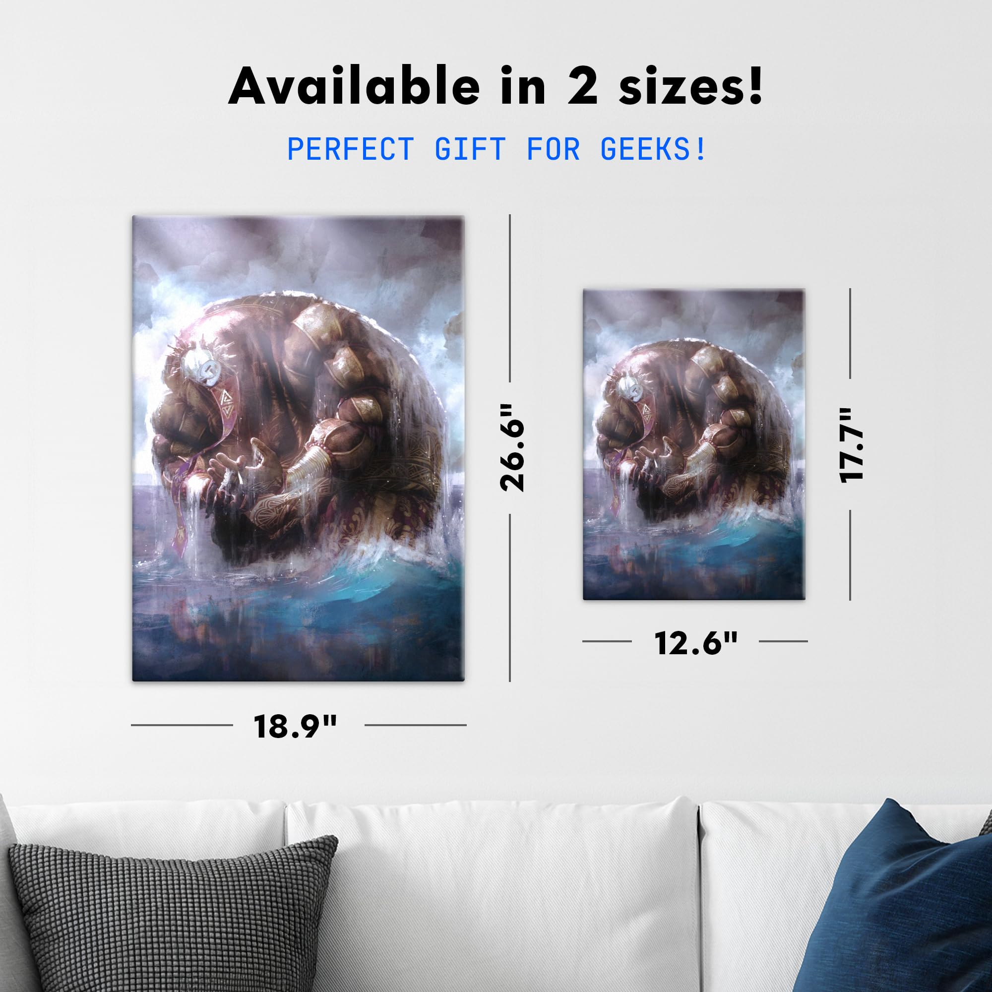 Displate Officiel Clair Obscur: Expedition 33 Poster - Sciel and Esquie's friendship becomes unbreakable - Métallique Fixation Magnétique Licence Officielle Affiche de Haute Qualité 45 cm x 32 cm