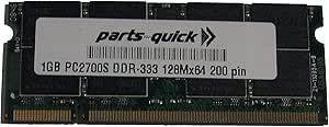 1GB PC2700 333MHz 200 pin SO-DIMM for IBM ThinkPad R51 1830-xxx