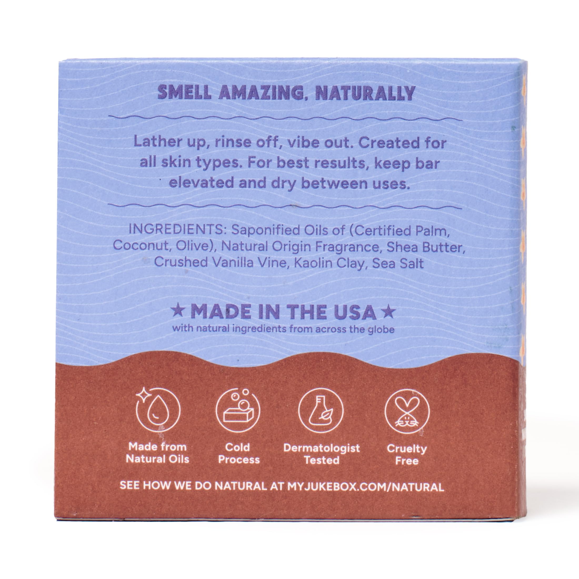 JUKEBOX Natural Cold Process Body Soap Bars