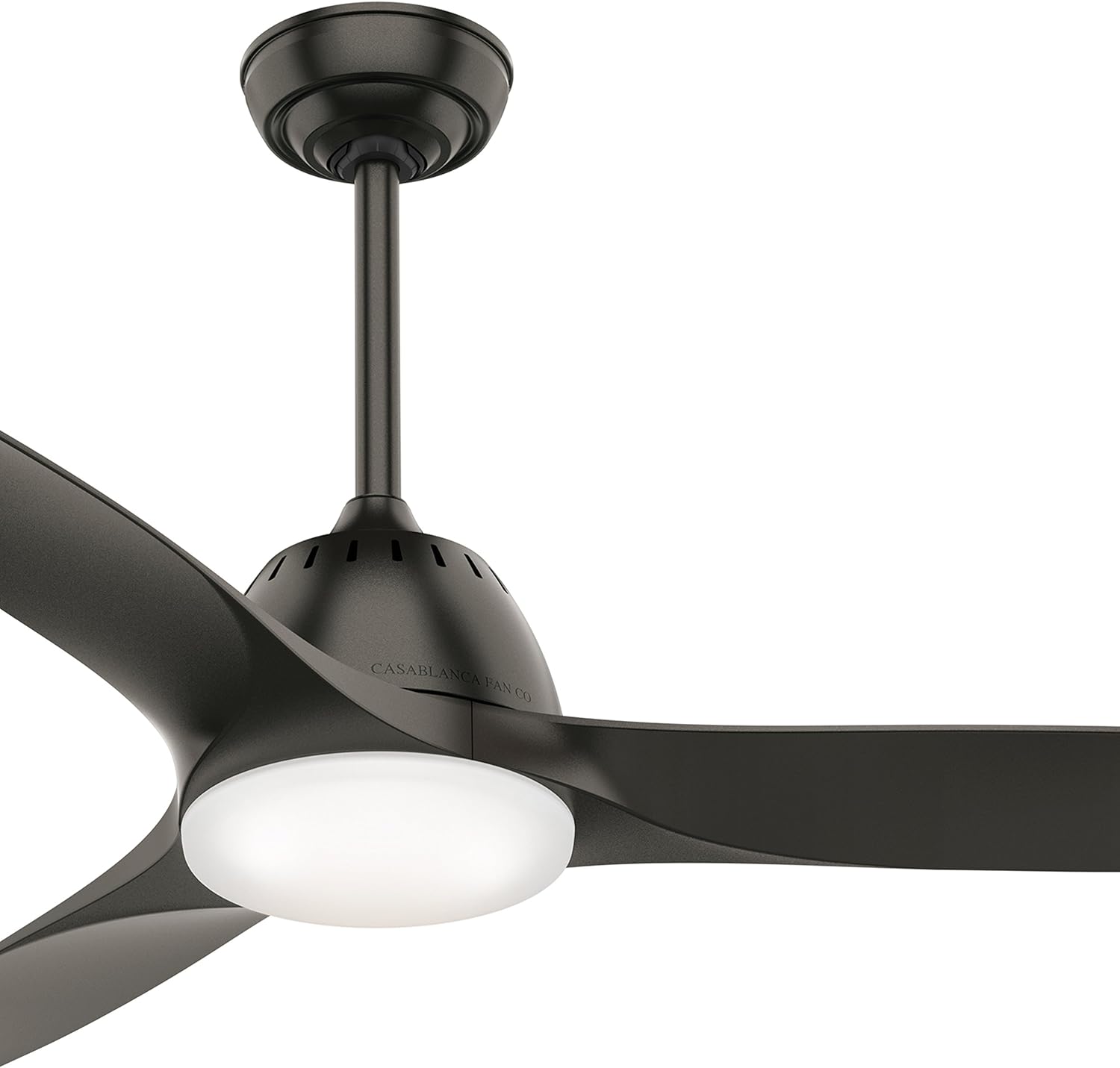 Casablanca Fan 52 inch Contemporary Ceiling Fan with LED Light and Remote Control, Noble Bronze (Renewed)