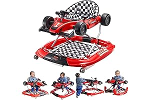 VEVOR Baby Walker: 4-in-1 Strolling Fun for Your Little Explorer