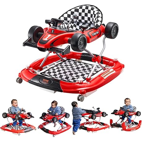 VEVOR Baby Walker: 4-in-1 Strolling Fun for Your Little Explorer