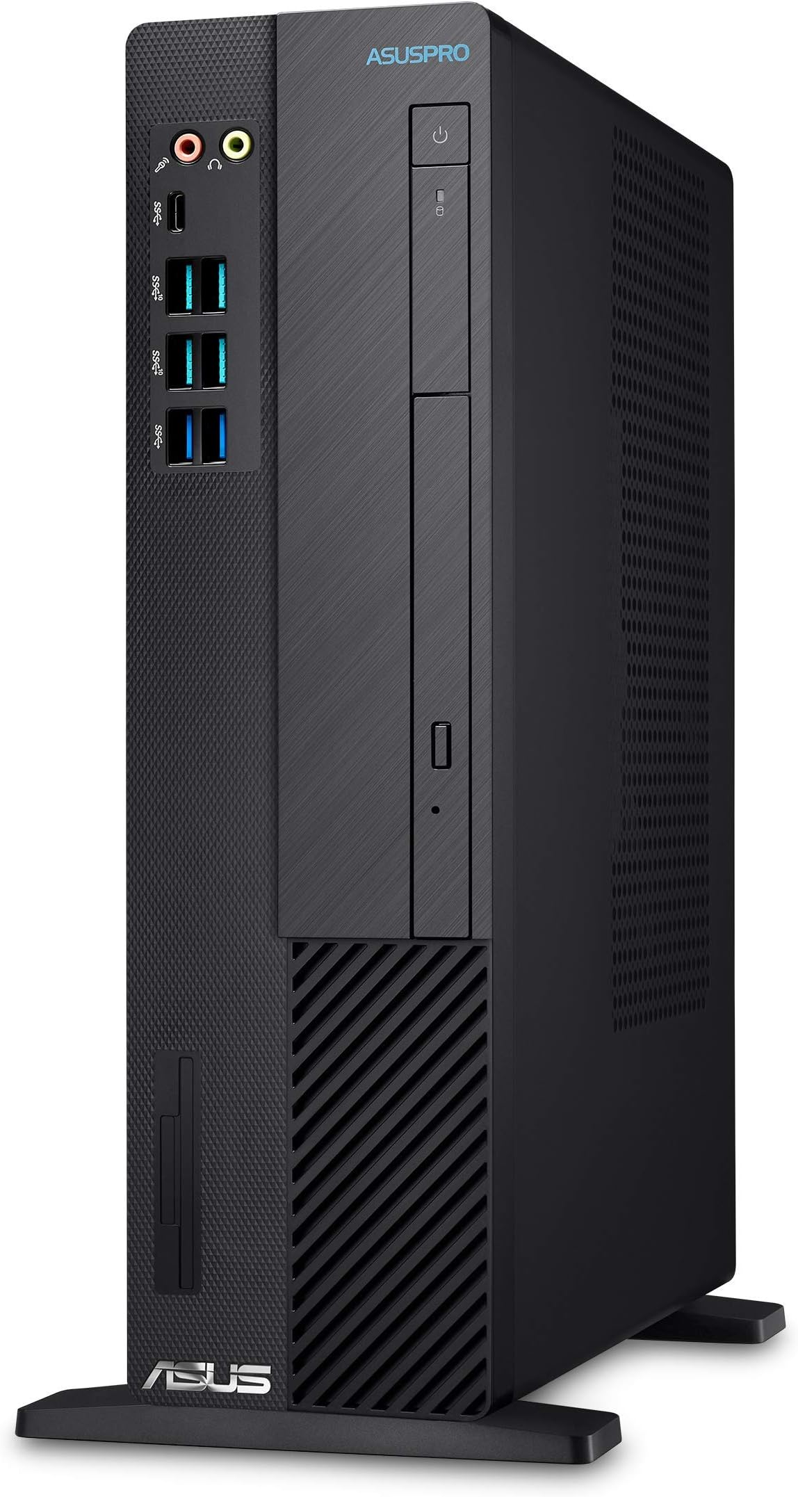 AsusPro Desktop PC D641SC, Intel Core i5-9400, 8GB RAM, 512GB PCIe SSD, Windows 10 Professional, Black - D641SC-XB501 (Renewed)