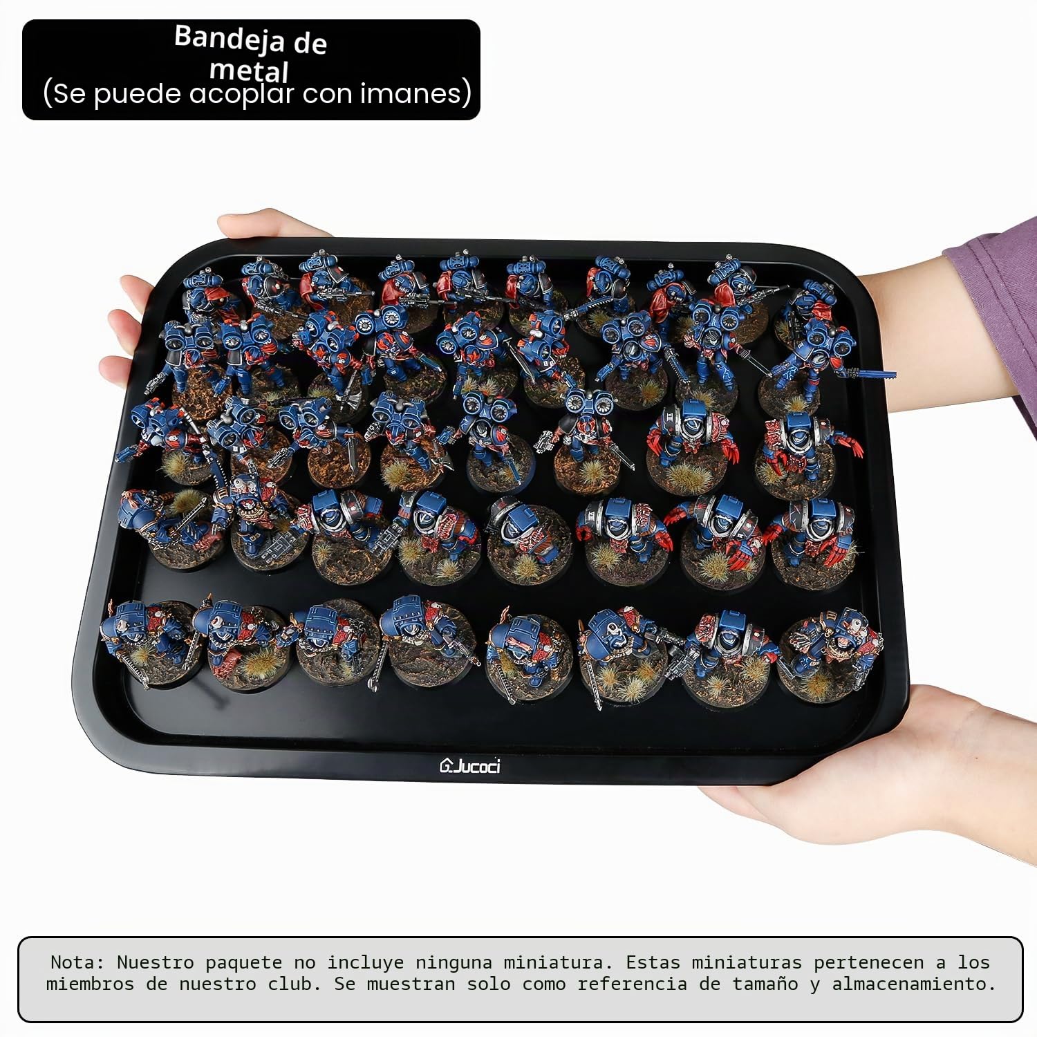 Jucoci Estuche de Almacenamiento para Miniaturas Estuche de Transporte para Miniaturas