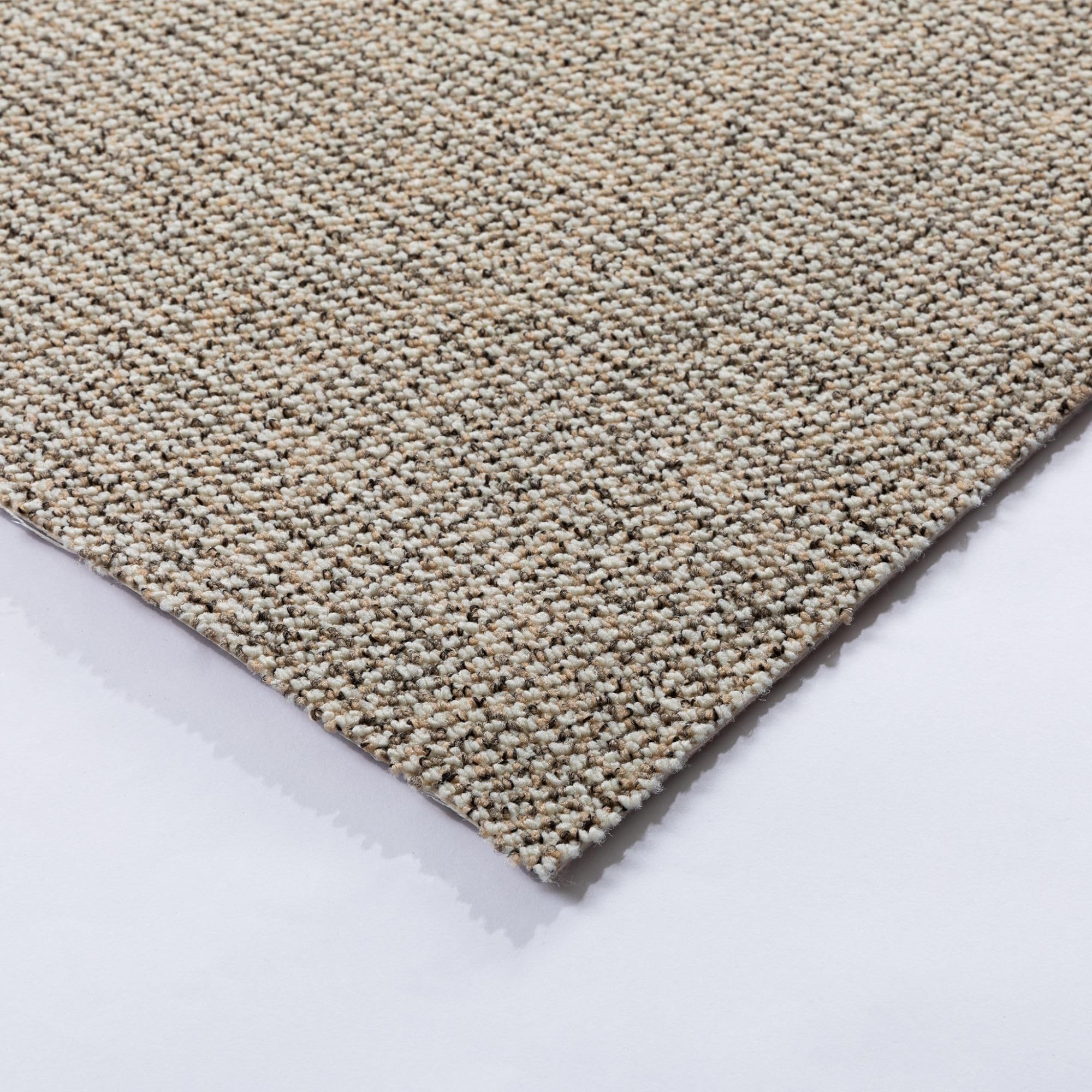 Steffensmeier Teppichboden Rhodos Meterware | Auslegware für Kinderzimmer Wohnzimmer Schlafzimmer | Creme Beige, Größe: 200x100 cm
