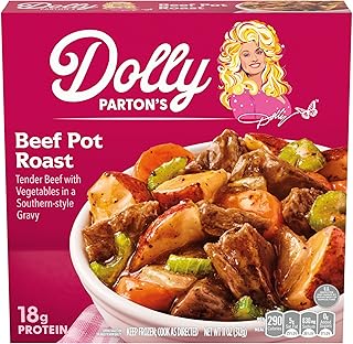 Dolly Parton's Beef Pot Roast With Vegetables in Southern Style Gravy, Frozen Meal, 11 oz.