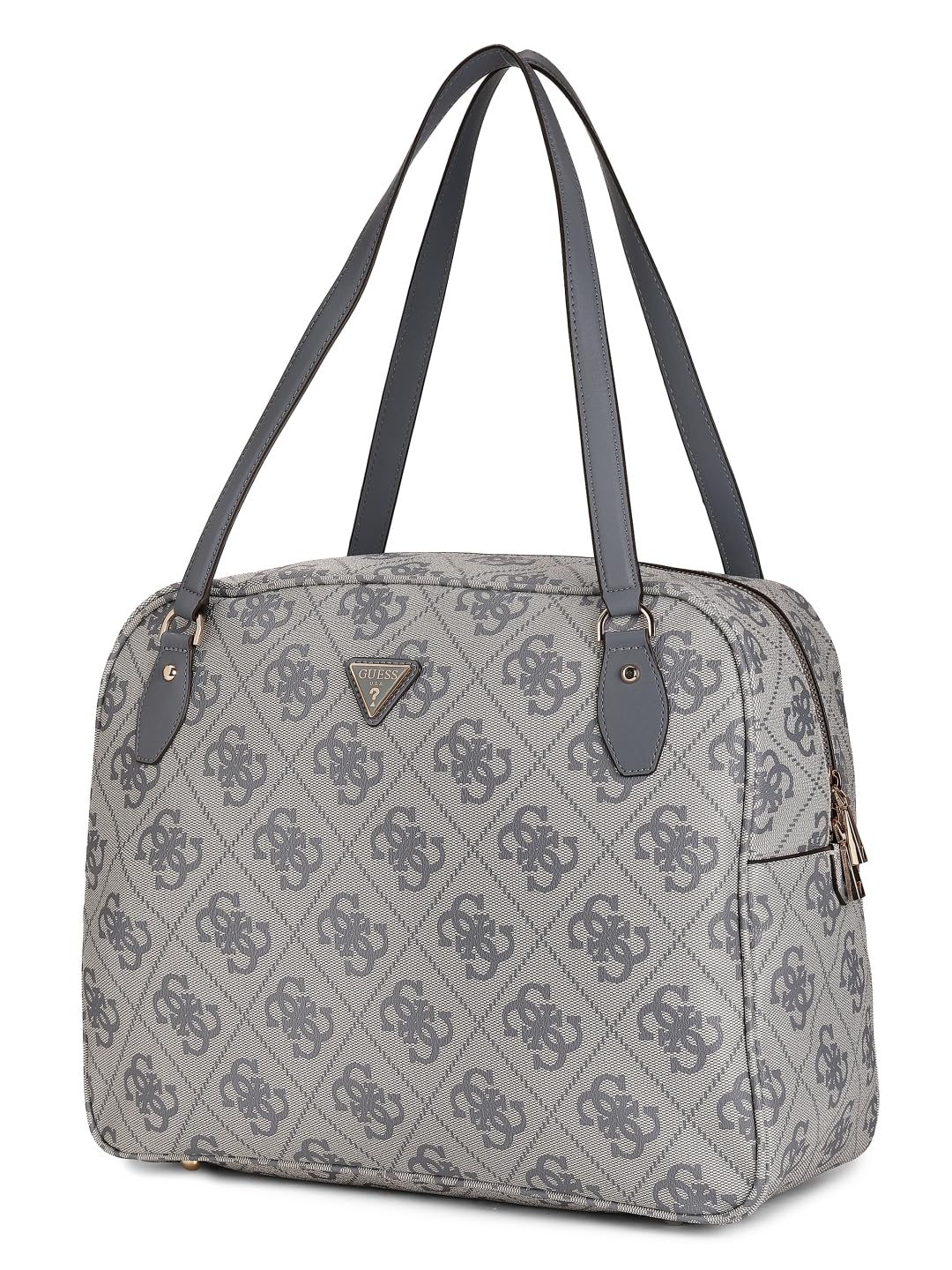 GUESS Travel Tote Slate Logo