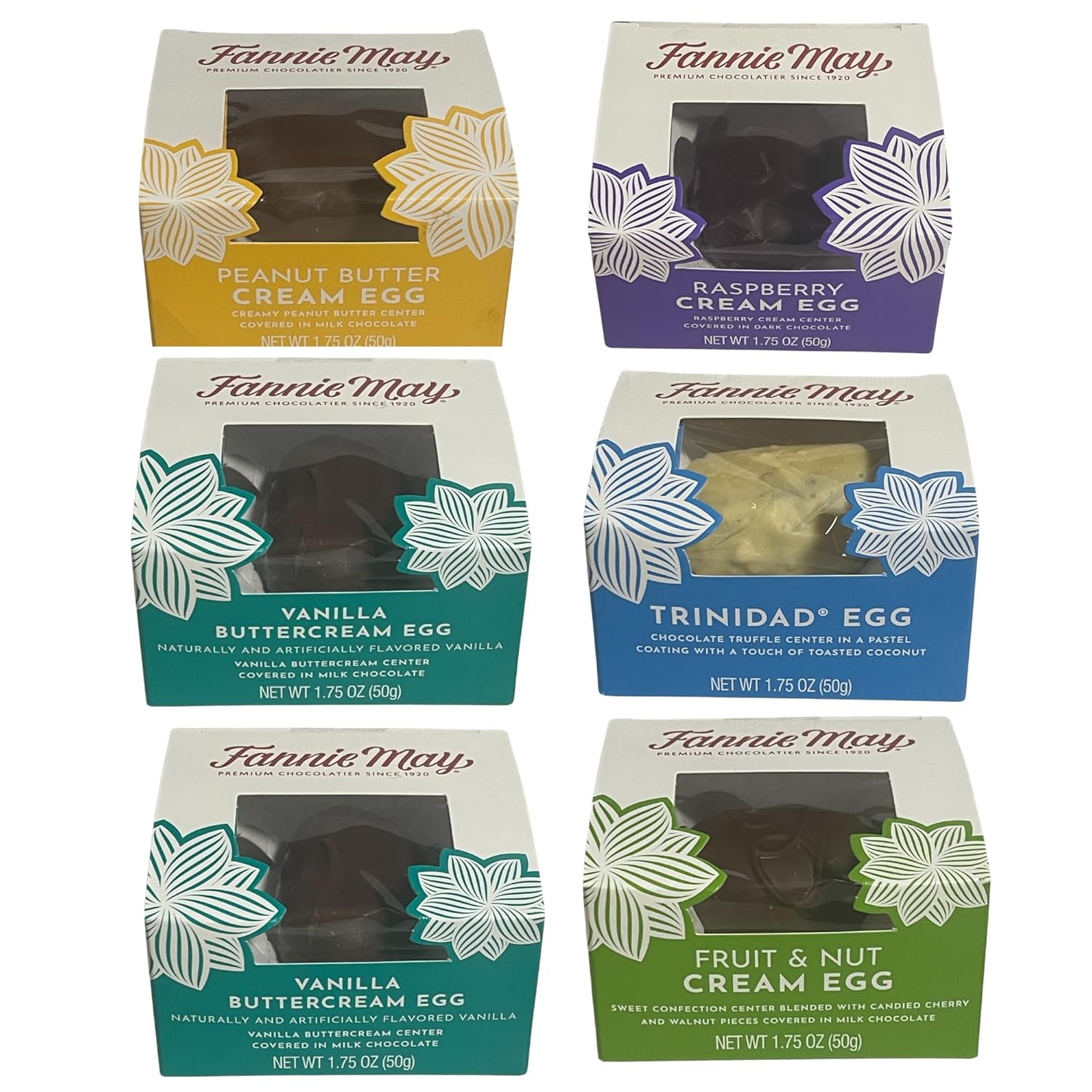 Fannie May Cream Eggs for Easter with Artistix Gift Tag