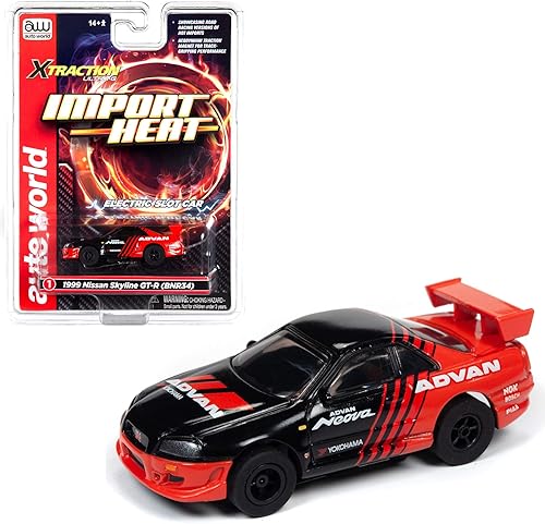 Auto World Xtraction R28 1999 Nissan Skyline HO Scale Slot Car