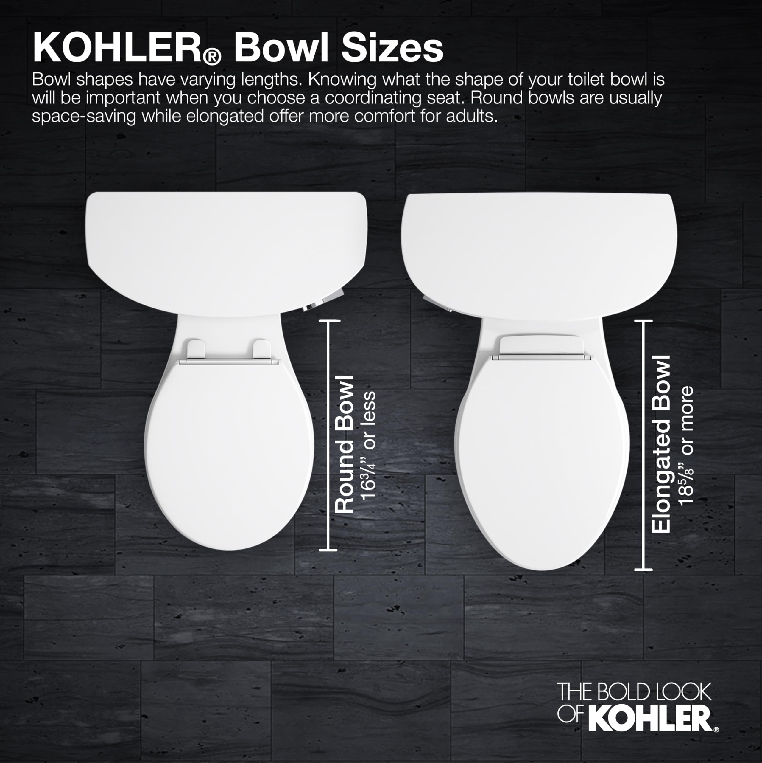 KOHLER 57777-WCF-0 K-57777-WCF-o - Asiento de inodoro de cierre silencioso, alargado, color blanco