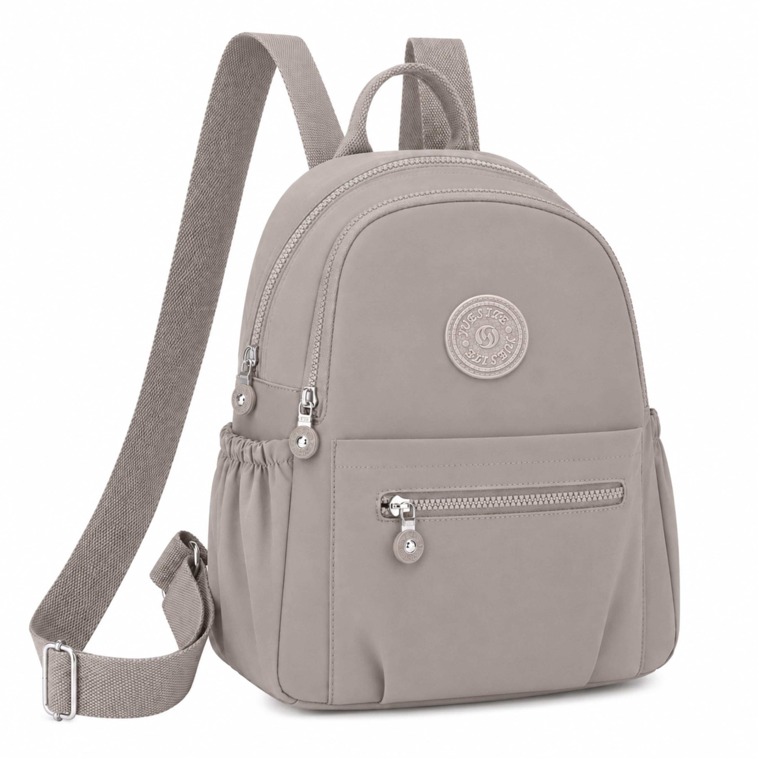 ts with techsun Stylish Women Mini Backpack | Lightweight Travel Small Nylon Bag with Multiple Pockets | Anti-Theft Zipper Pocket | Casual, Work, Office, Picnic Backpack for Girls-picture-37
