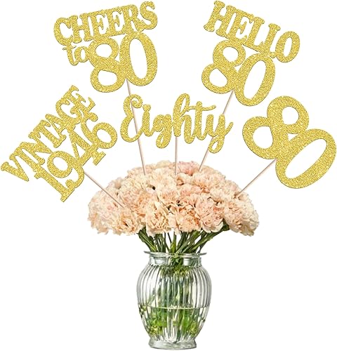 Miniatura 12 de 15 piezas de centro de mesa de feliz cumpleaños 13 palos oficiales para adolescentes vintage 2012 Hello 13 centros de mesa de flores palos saludos a