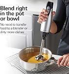 Hamilton Beach 2 Speed Hand Blender with Blending Wand, Whisk and Chopping Bowl Attachments, 59765C