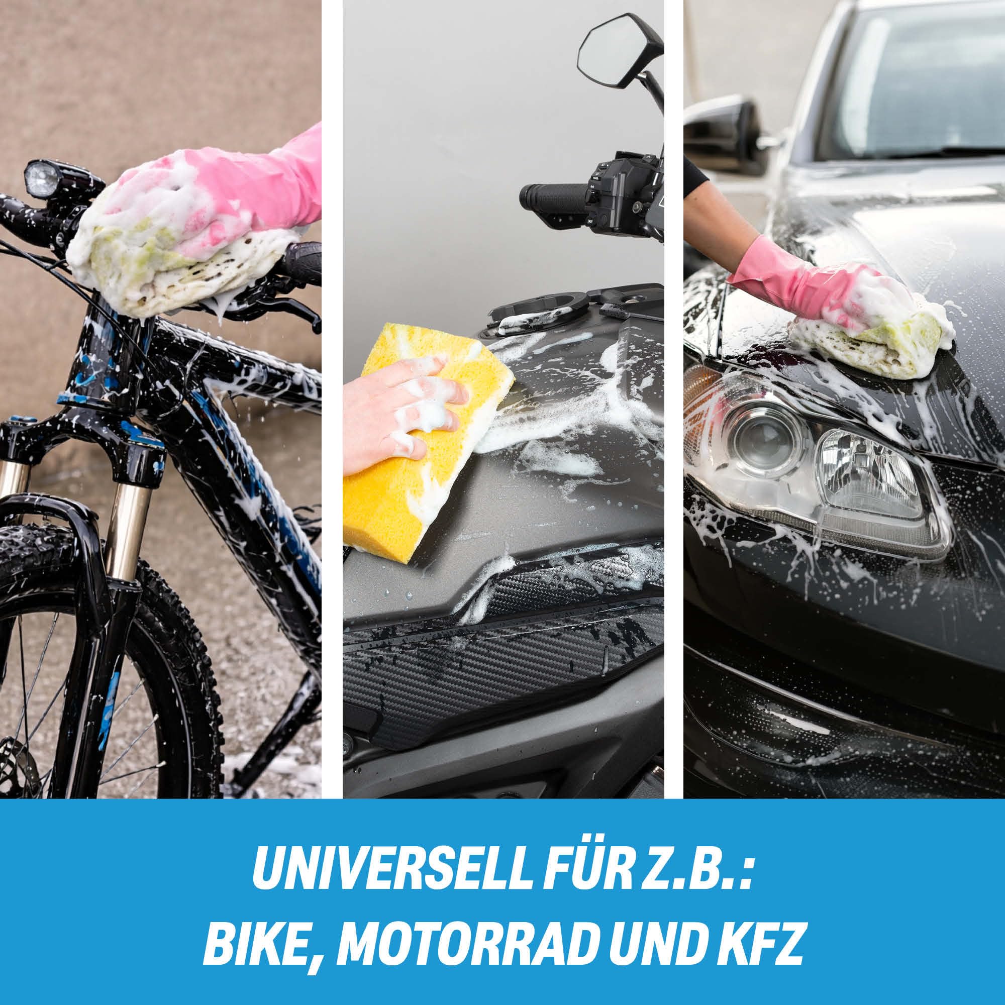 Louis Care Gel-Reiniger 5 L – Motorradreiniger in Gel-Form für die komplette Motorradpflege, entfernt starke Verschmutzungen rückstandsfrei und haftet auch an senkrechten Oberflächen