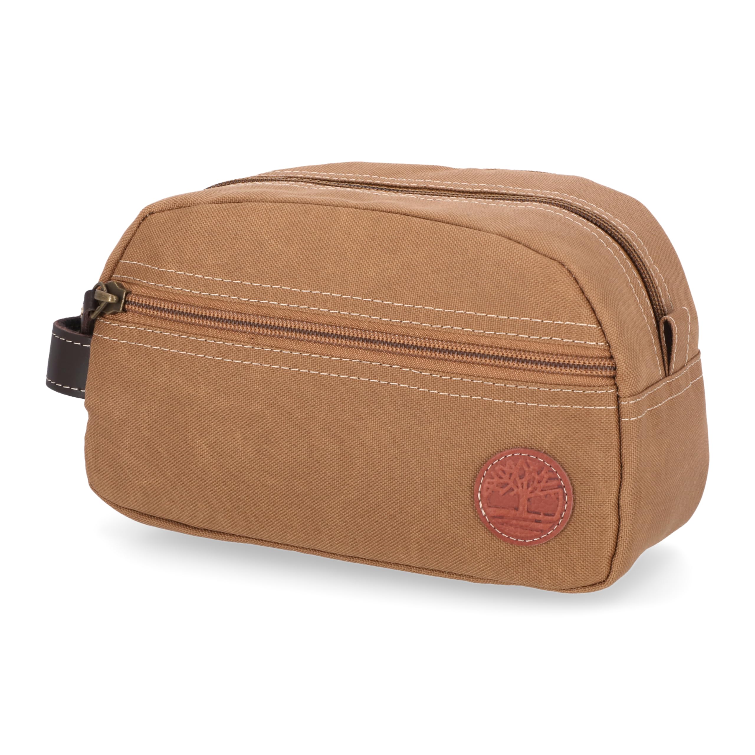 Timberland Men's Toiletry Bag Canvas Travel Kit Organizer