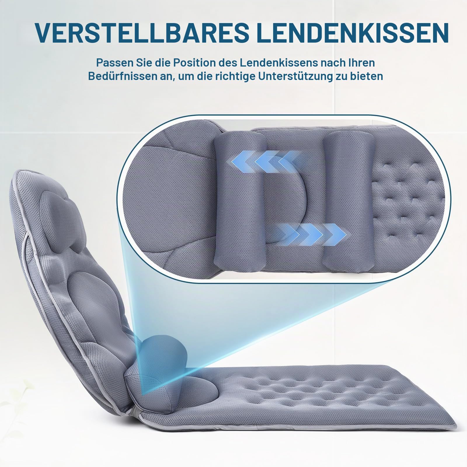 Badewannenkissen Ganzkörper Badekissen-Bequemes, stromlinienförmiges Design –extra Dicke – Stützt Kopf, Nacken, Schultern und Rücken-für Entspannung Home Spa-schnelltrocknend & hautfreundlich